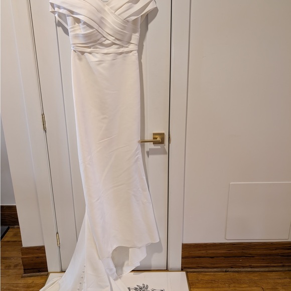 Wedding Dress (US Size 8 ) Madison James MJ850 - Picture 6 of 15